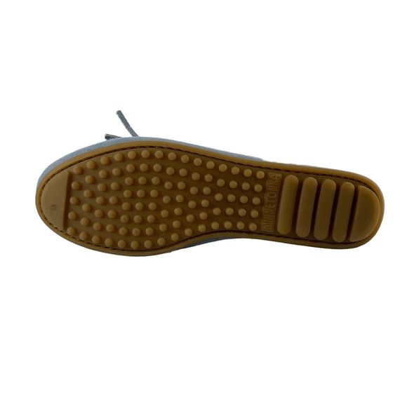 Minnetonka Women's Blue Moccasins - Picture 8 of 10
